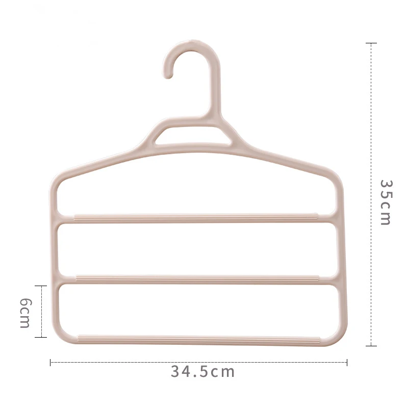 

Nordic Multi-layer Closet Belt Rack Pants Rack Multifunctional Non-slip Scarf Hanger Save Space Storage Rack Finishing Artifact