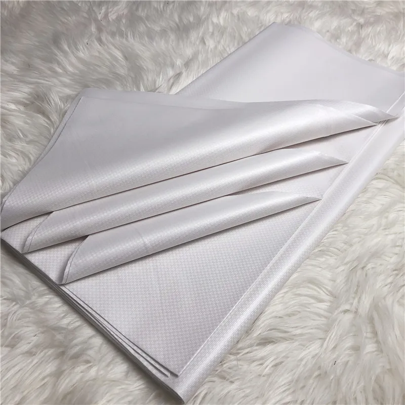 Африканская кружевная ткань атику хлопковый белый цвет материал для мужчин ГАР 10