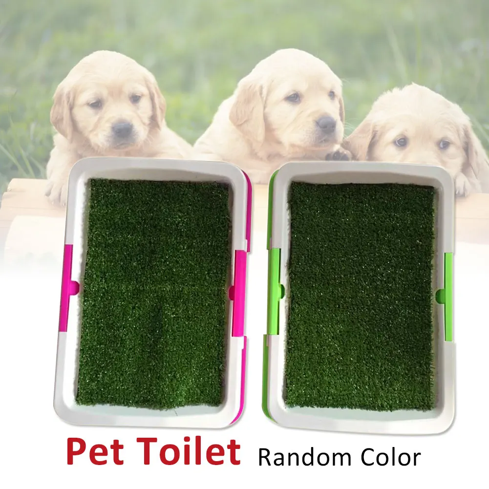 

SOLEDI Pet Toilet Pad Grass Mat Indoor Tray Potty Litter Urinary Dog Supply Home Pet Accessories Pet Mat Training Tray For Home