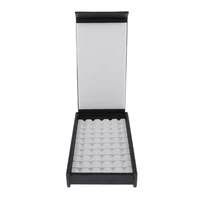 50 grids gem box loose stone jewelry case display with closure