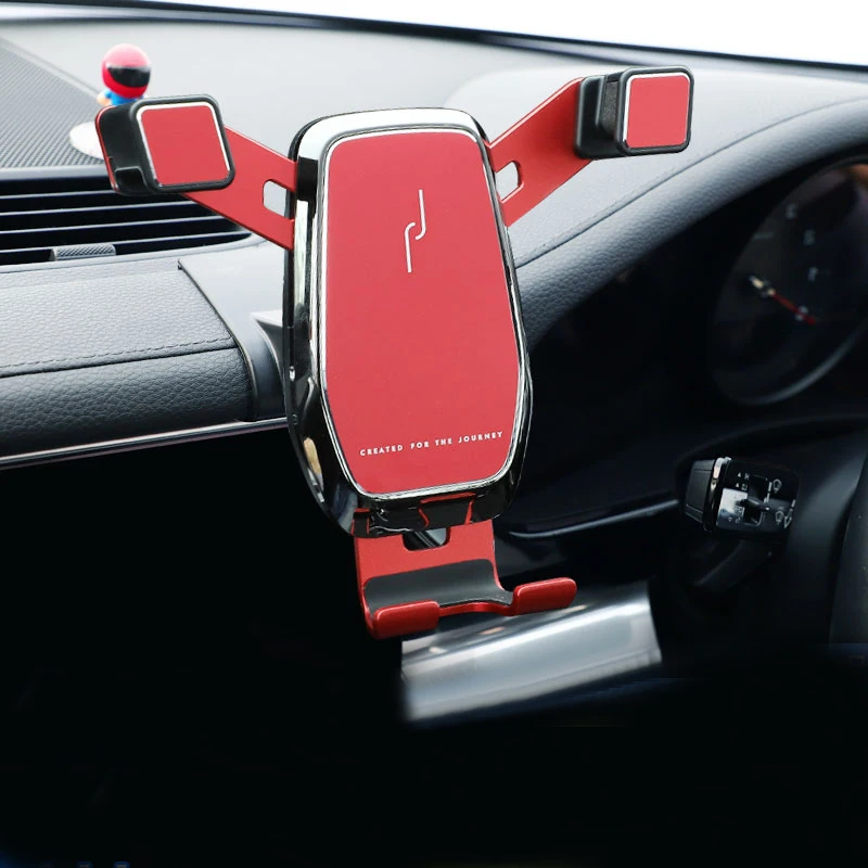 car phone holder for porsche panamera 971 accessories mobile phone stand air vent mobile phone holder 2017 2018 2019 2020 free global shipping