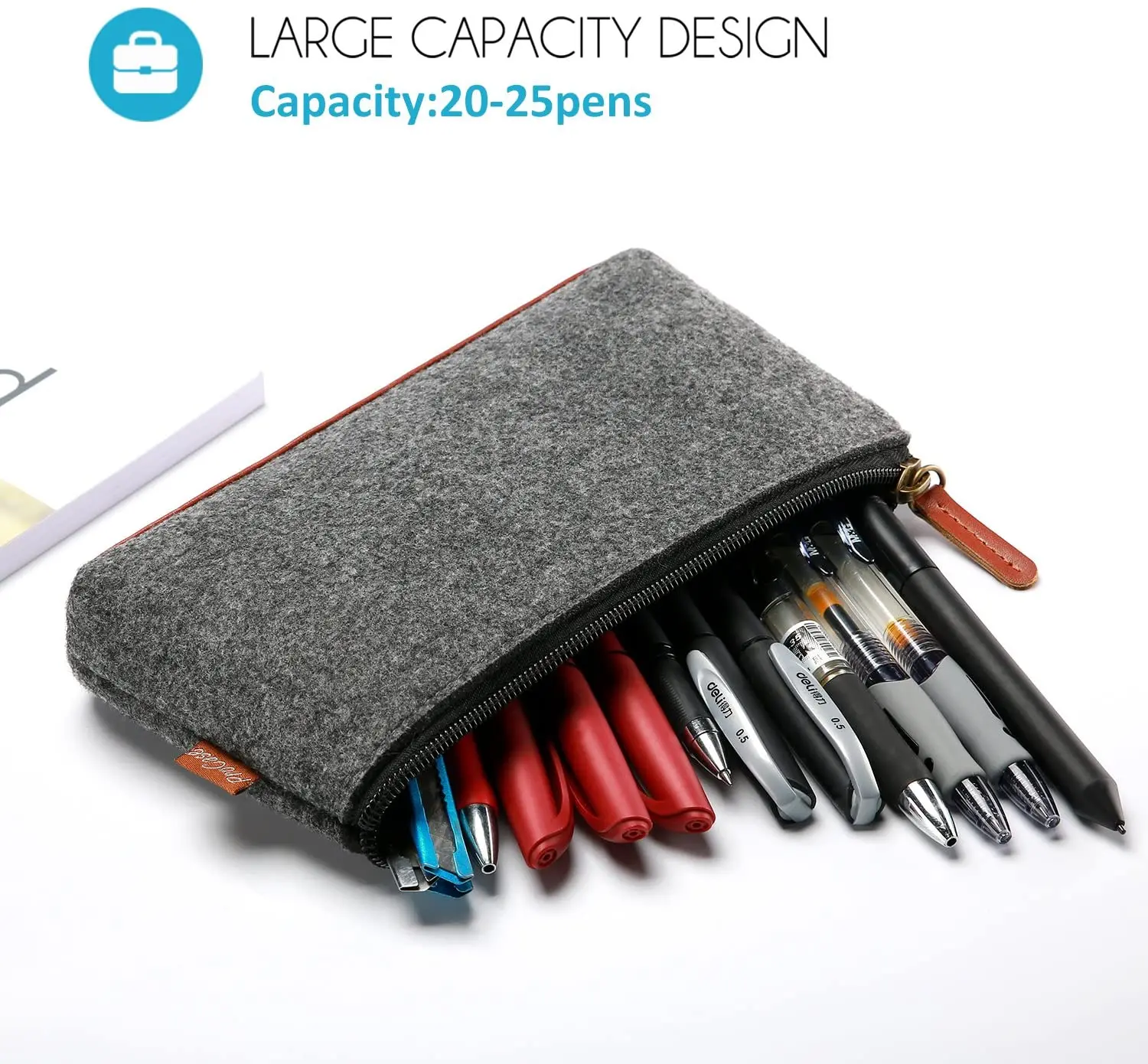 Фетровый мешочек многофункциональная сумка для хранения чехол карандашей ручек