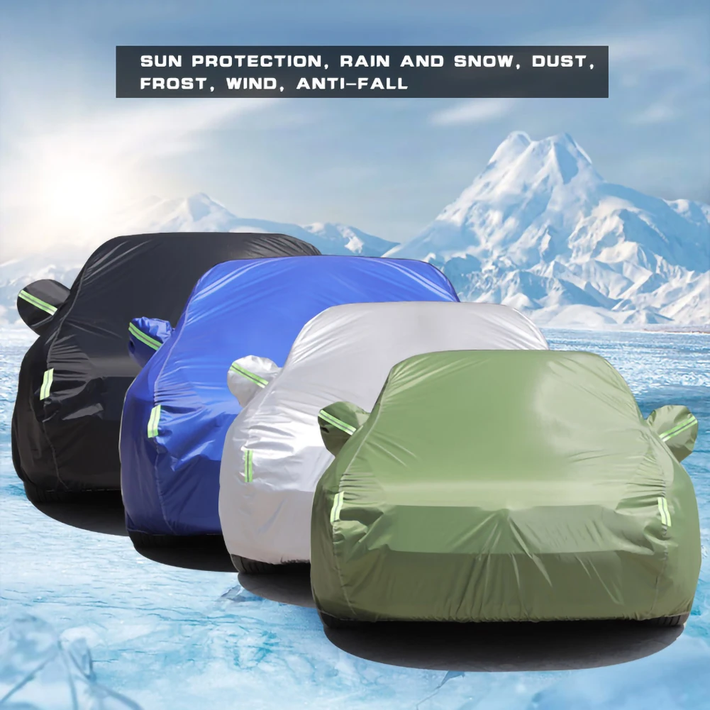 

Car Covers 190T Waterproof Full Car Covers Outdoor Sun UV Protection, Dust Rain Snow protective Full Auot Cover