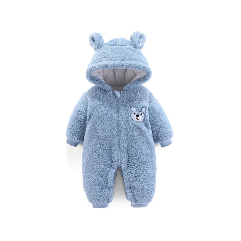 Новый детский комбинезон милая мультяшная зимняя одежда для мальчиков и девочек