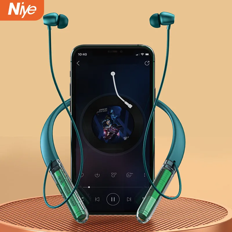 

Беспроводные наушники Bluetooth 5, с микрофоном, поддержка TF-карты