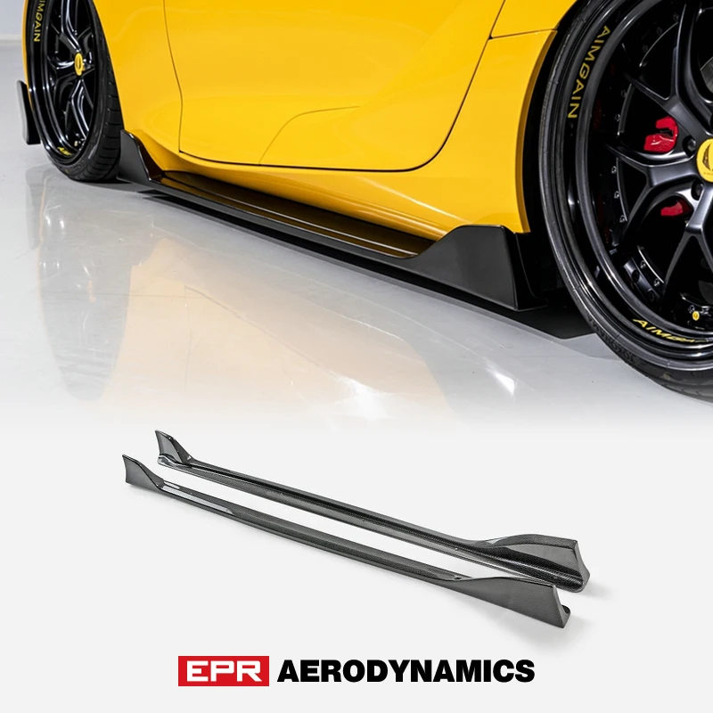 

Для Toyota 19 + Supra A90 AGN Тип 2 шт. удлинитель боковой юбки из углеродного волокна CF под панель глянцевая отделка дверной ступенчатый комплект