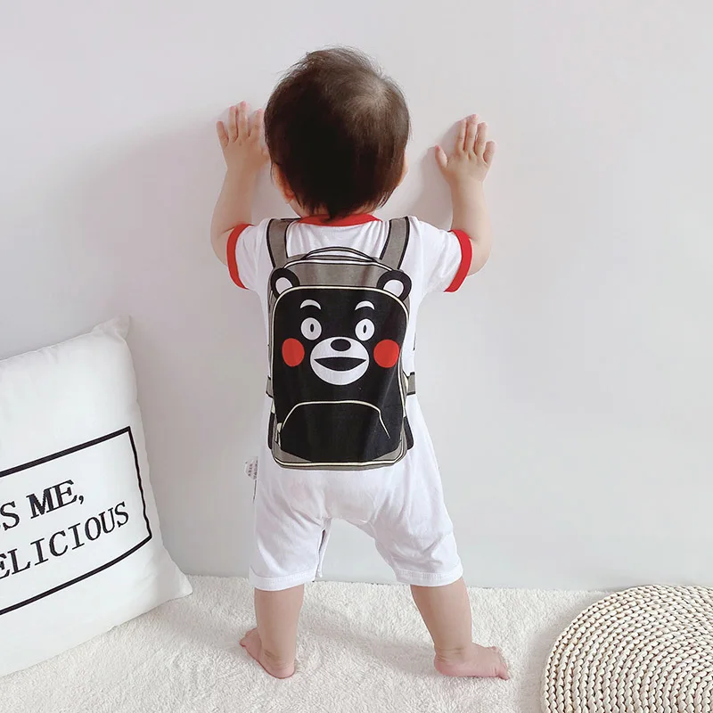 Костюм для новорожденных аниме Kumamoto Poinko комбинезон младенцев мальчиков и