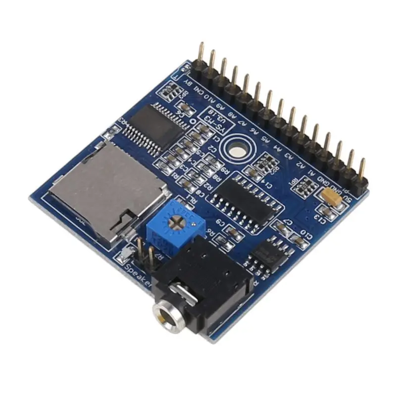 

2021 New DC 5V MP3 Voice Player Module SD/TF Voice Broadcast Trigger Player + 2 Ports