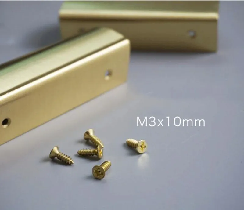 5pcs solid brass cabinet pulls gold furniture handles kitchen door handle copper drawer pull knobs modern style cupboard handles free global shipping