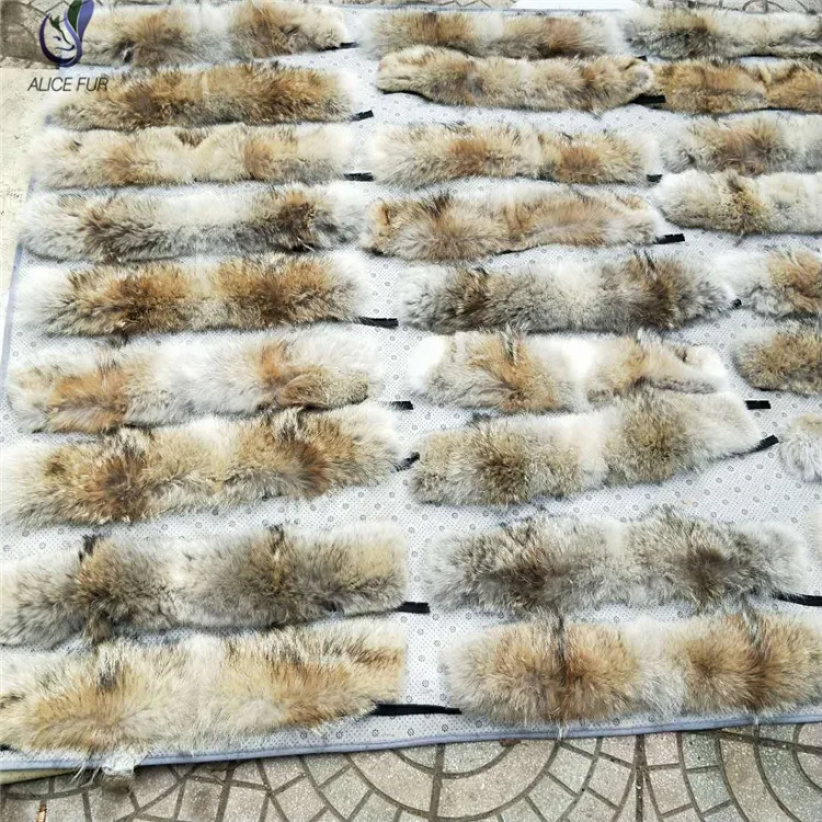 Оптовая продажа заводская цена натуральный цвет капюшон из настоящего меха