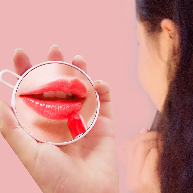 Настольный макияж зеркало коробка для хранения светодиодный трехцветный