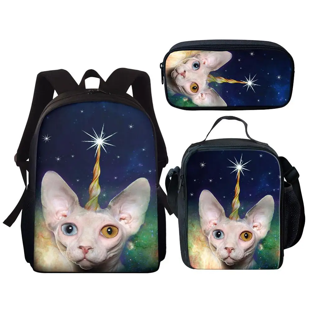 

Модный детский рюкзак с рисунком кошек и собак, школьные ранцы с животными, сумки для учебников для мальчиков и девочек