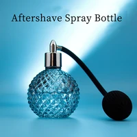 barbershop vintage style airbag spray bottle hairdressing airbag long tassel empty refillable spray glass bottle 100ml