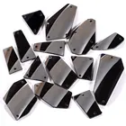 20 шт., гематитовые зеркальные пришивные стразы неправильной формы акриловые, гематитовые хрустальные стразы для шитья Стразы для свадебного платья B3790