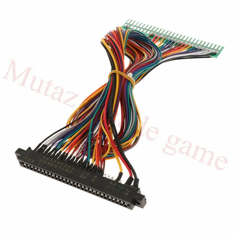 

50cm Jamma extender wire harness with plastic cover For Arcade JAMMA Game Boards Cabinet/28 Pin wires for arcade game machine