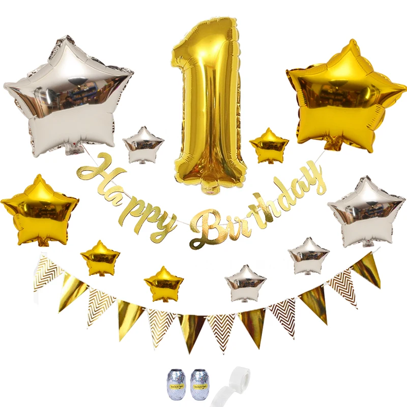 41 шт. украшение для дня рождения мальчика | Дом и сад