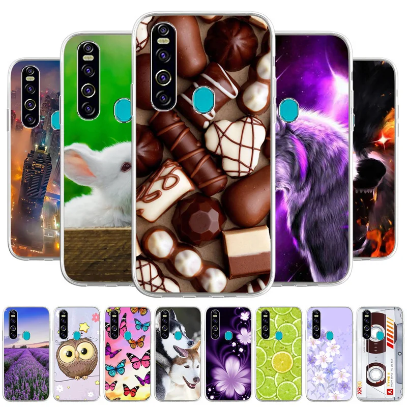 

Soft Silicone TPU Case For Tecno Camon 15 6.55 inch Back Case For Tecno Camon 15 Pro 6.6 inch Phone Cover Bumper Coque