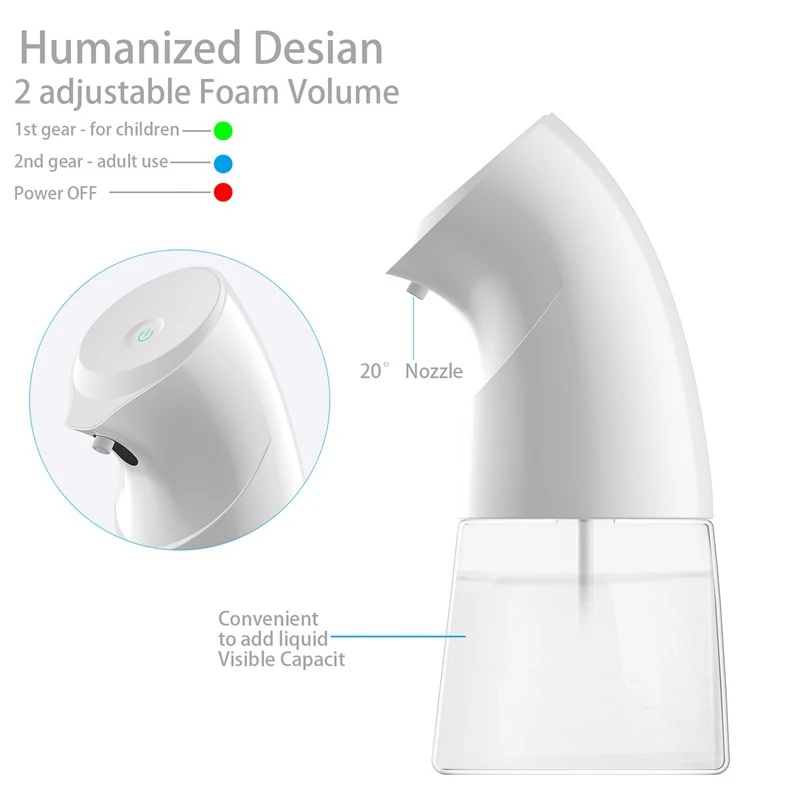 

Automatic Soap Dispenser Without Contact with Foam Hand Washing Machine Desktop Disinfector Spray