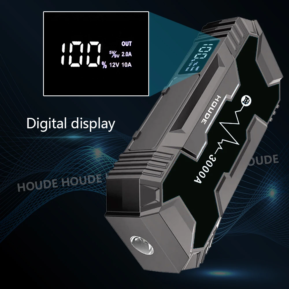 Портативный источник питания Jumpstarter для цифровых устройств 3000 А умный стартер
