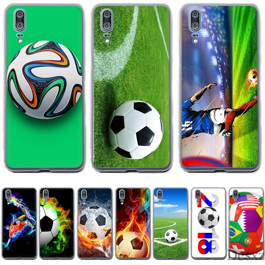 Чехол для телефона футбольного мяча водного горения огненных видов спорта huawei P