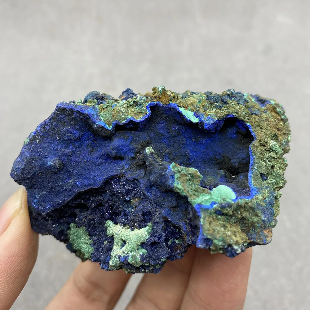 

Natural azurite mineral cristal espécime da província de anhui, china
