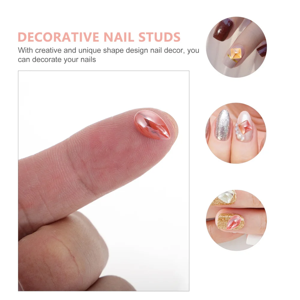 

2Pcs Household DIY Nail Patch Adornments Manicure Decoration Nail Art Supplies
