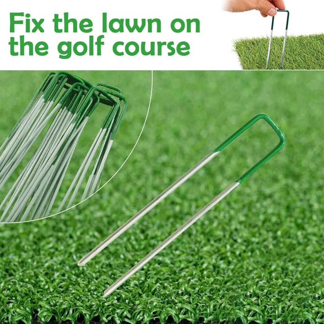 

150mm Pins Artificial Fake Grass Galvanised Pegs Heavy Duty Metal Staples