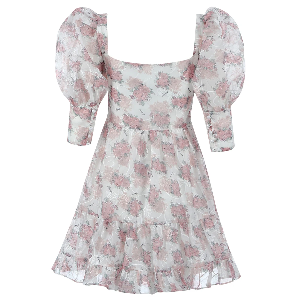 Элегантное женское платье с вышивкой привлекательное повседневное праздничное