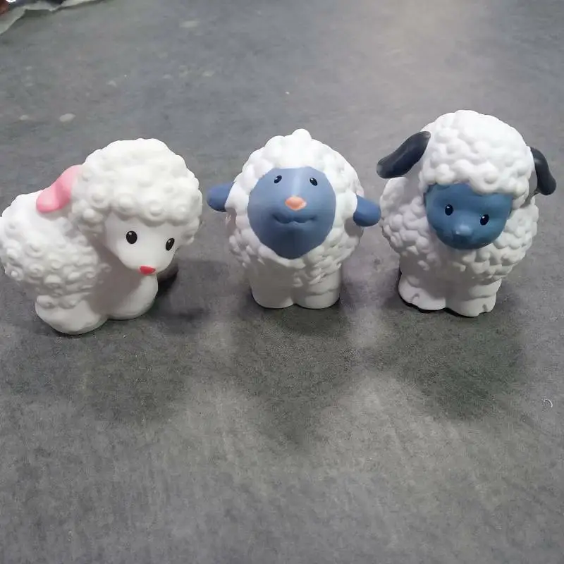 Комплект из 3 предметов в виде маленькой милой мини людей овец фигура куклы с