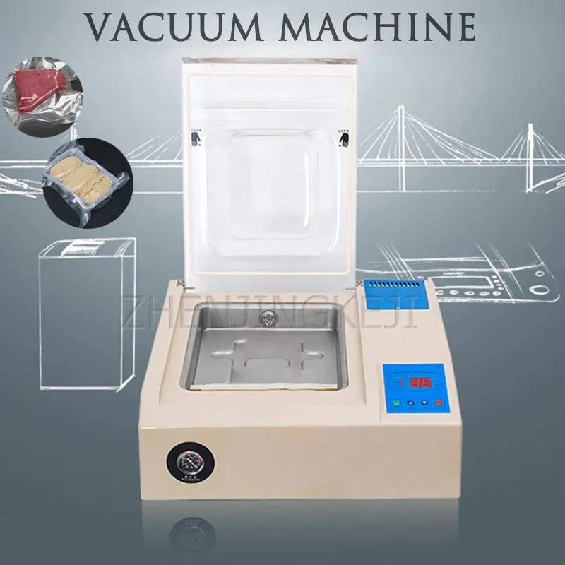 

Small Home Food Vacuum Packing Machine Sealer 220V Electric Desktop Commercial Fruit Vegetables Dry Goods Nut Sealing Machine