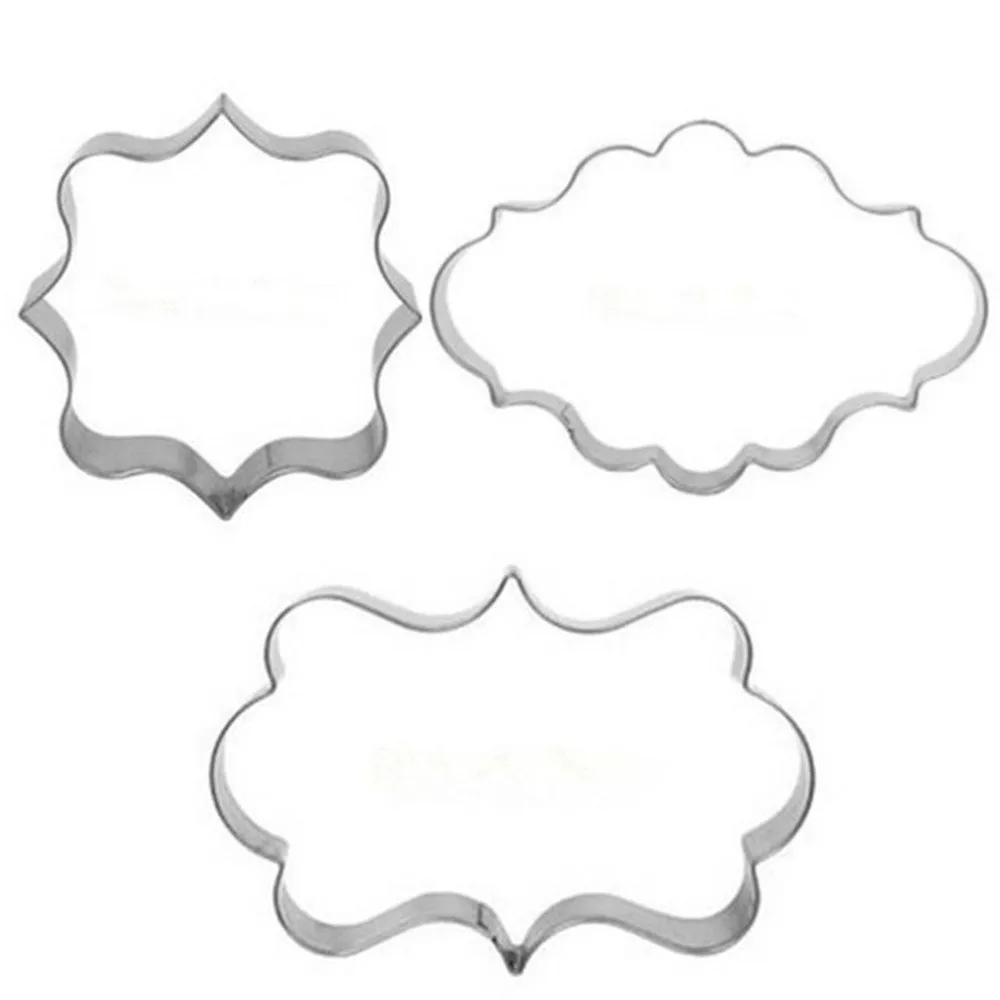 3 шт. инструмент для выпечки форма формы Fondant (сахарная) формочка печенья