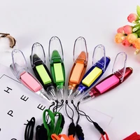 3 in1 creative gift for children unisex lanyard with chain led llight pen sticky notes
