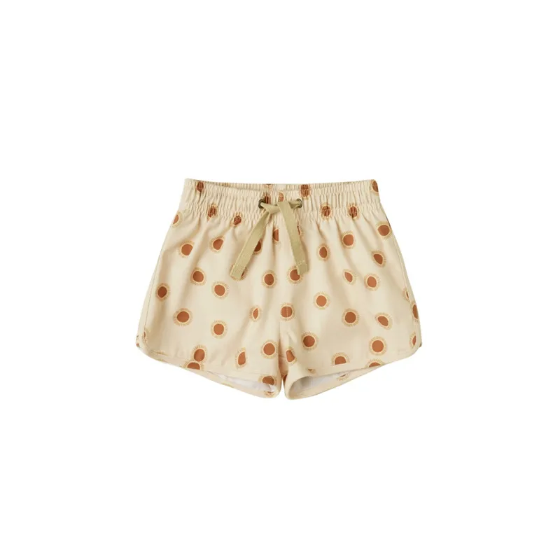 EnkeliBB Kids Boys Swimming Suit Long Sleeve Fashion Brand Design Sun Pattern Beach Clothes Sets Hawaii Clothing |