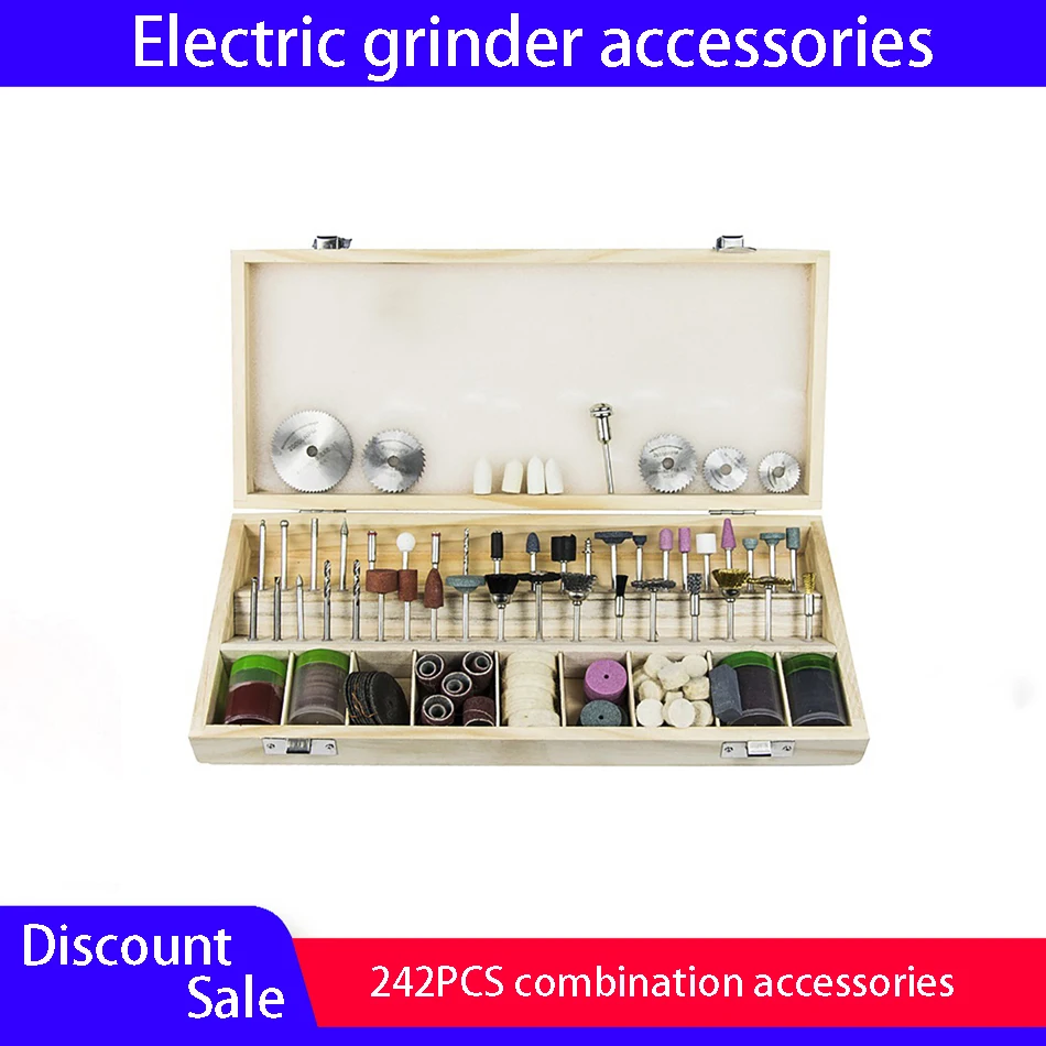 

242PCS Rotary Tool Accessories Are Suitable For Mini Drill Electric Grinder, Cutting, Grinding Polishing Combination Accessories