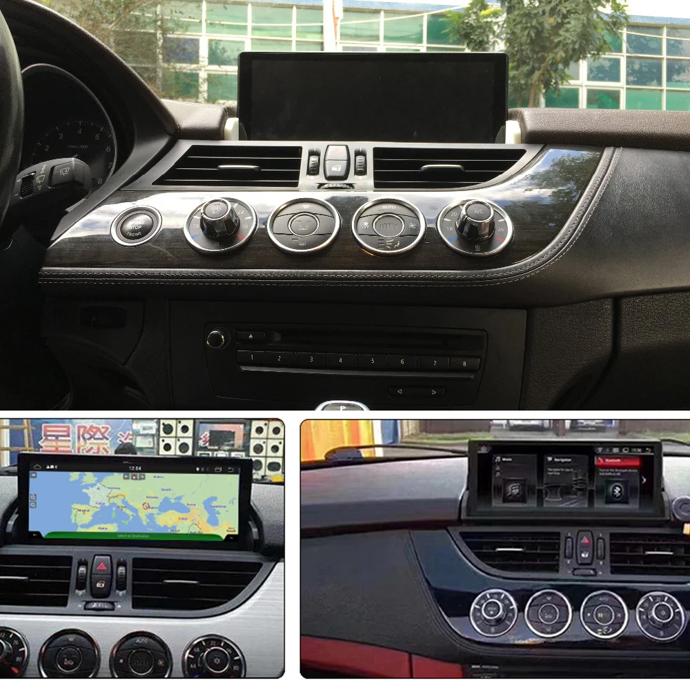 Автомобильный мультимедийный плеер ZJCGO стерео GPS радио навигация Android CIC NBT для BMW Z4