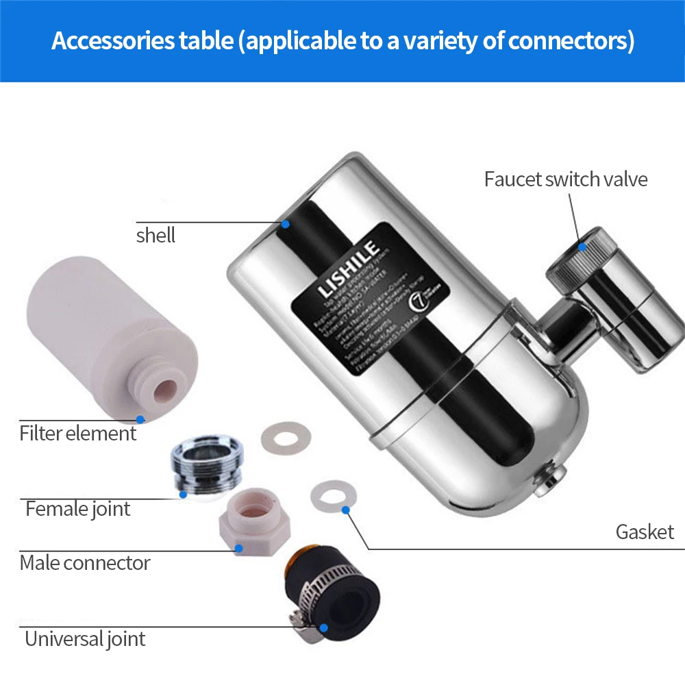 

Tap Water Filter Kitchen Faucet Water Filter Remove Water Contaminants Household Water Purifier For Kitchen