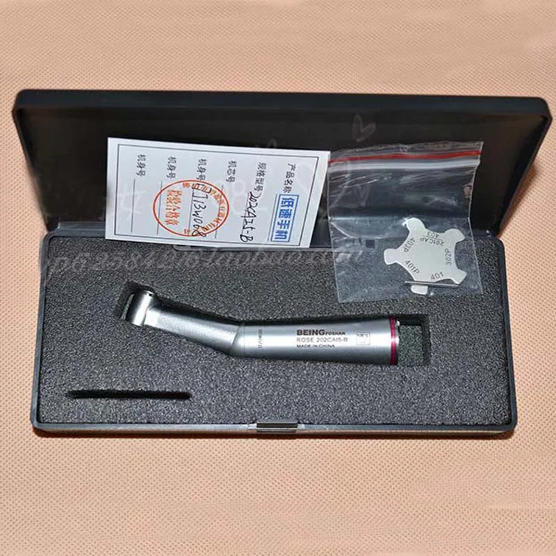 

E TYPE dental 1:5 increasing red ring contra angle low speed handpiece with LED dentistry materials product