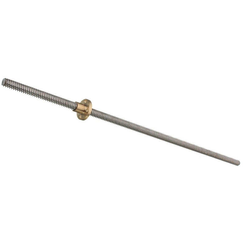 2 шт. аксессуары: 1 8 мм резьбовой Шток + T8 гайка для 3D принтера шаговый двигатель 500