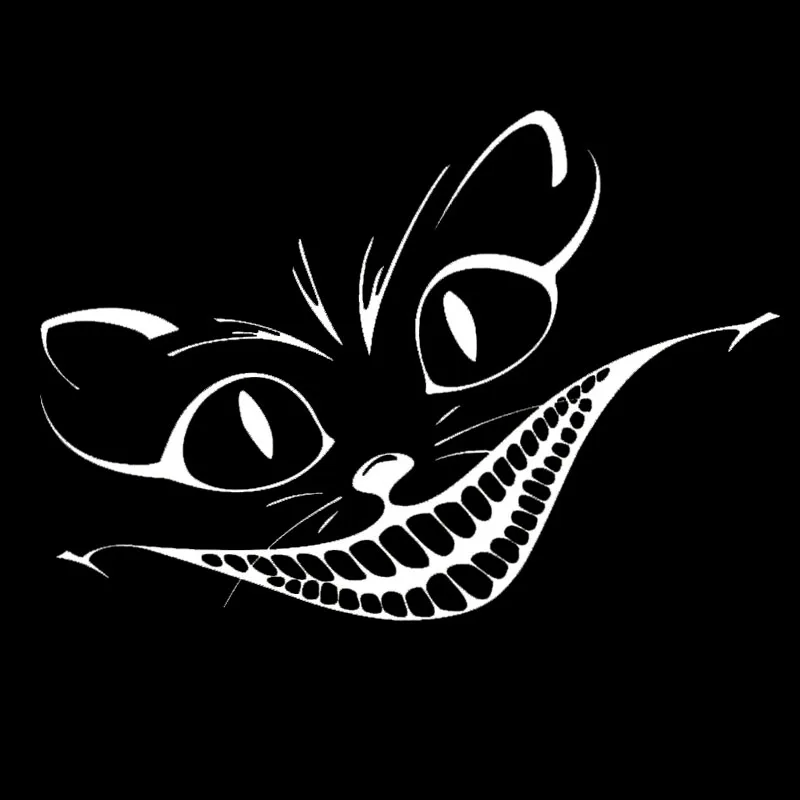 15 см * 10 наклейки для автомобиля рисунком Чеширского кота из ПВХ декоративные
