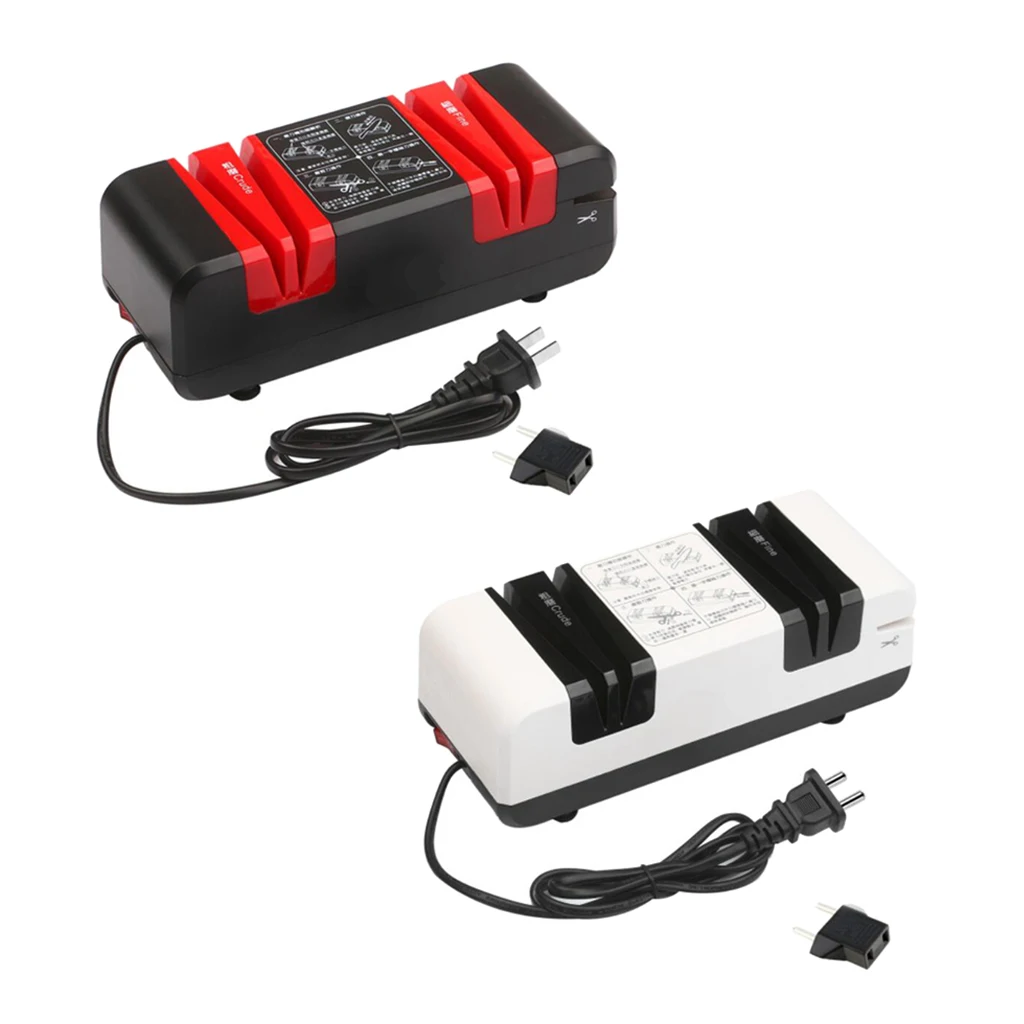 

Professional Two-stage Electric Knife Sharpener Compact and Easy to Use