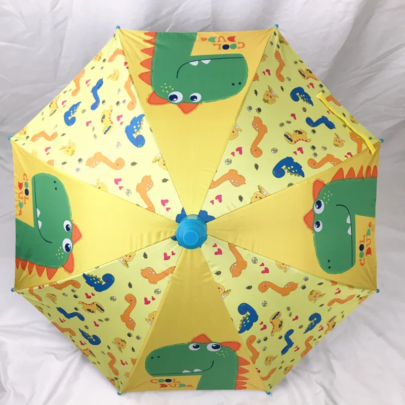 New children's umbrellas long curve handle transparent rain umbrella for kids cartoon animals style girl boy Picture | Дом и сад