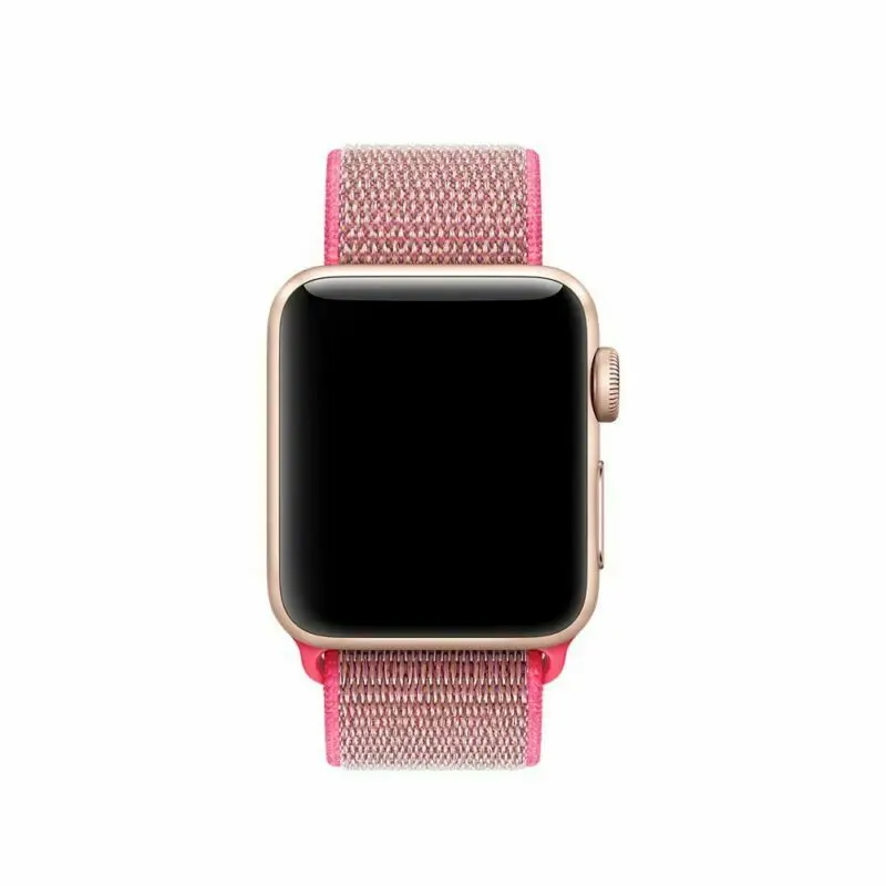 Флэш-память спортивные петли для наручных часов Apple Watch, версии 40/44 мм 42/38 мм 5/4/3/2/1 нейлоновый ремешок для наручных часов браслет ремешок на застежке-липучке застежка