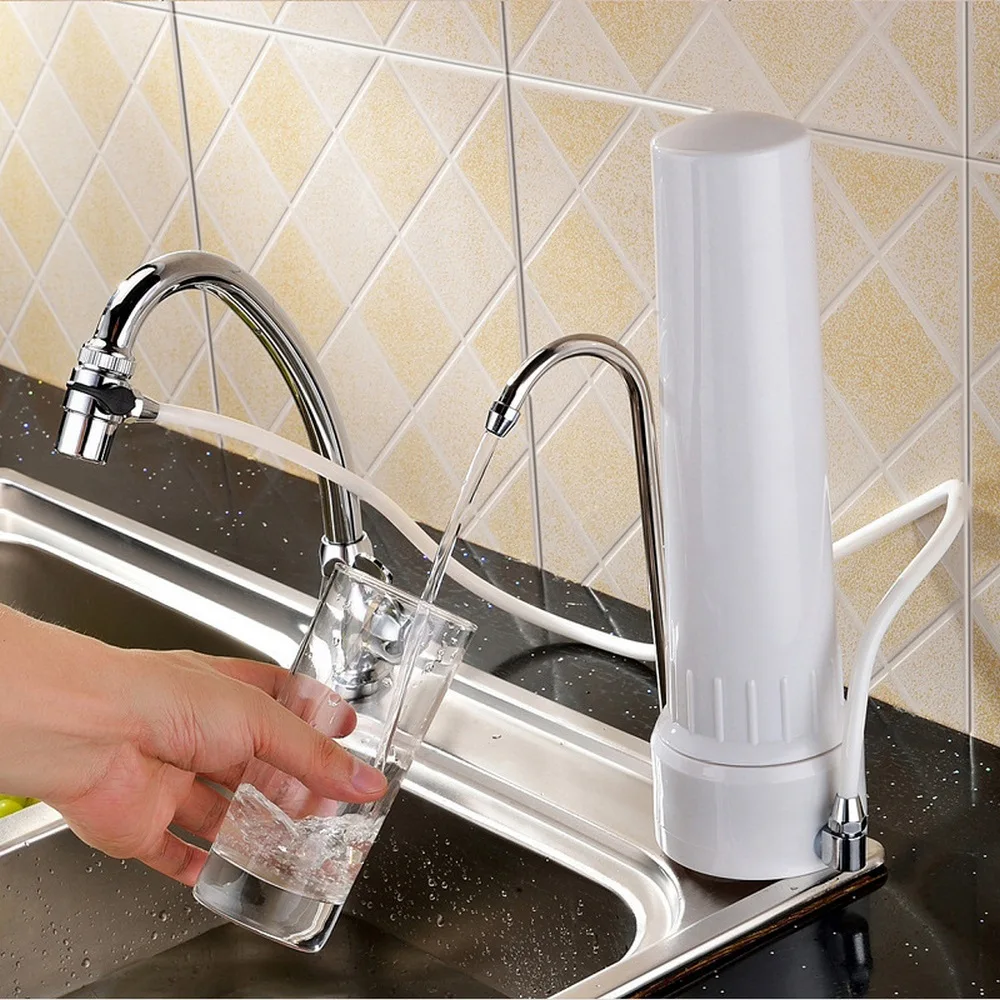 

Single-Stage Tap Water Purifier Water Filter For Kitchen Household Tap Front Faucet Drinking Filtro De Agua Replacement Filter