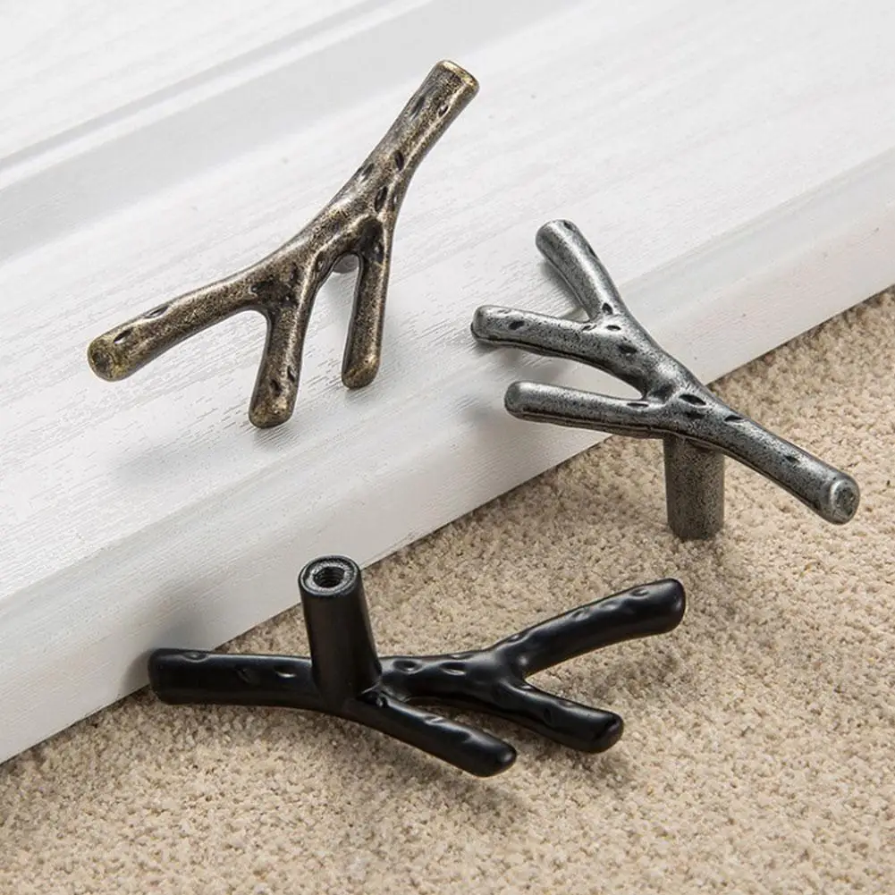 Модная ветка дерева ручка шкафа кухонный шкаф буфет мебельный ящик выдвижная