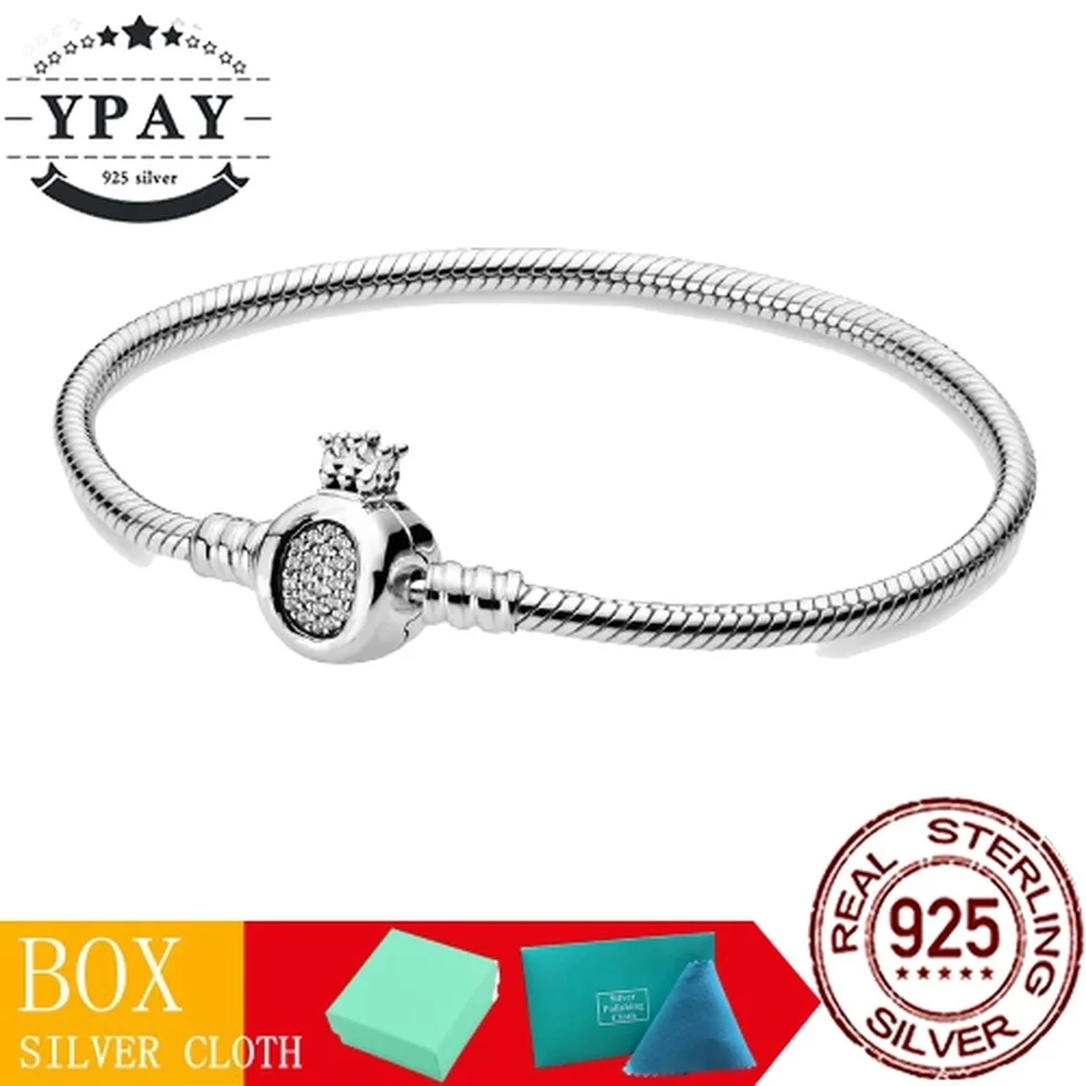 Роскошный Fit оригинальный и аутентичный с 100% 925 стерлингового серебра серебряный