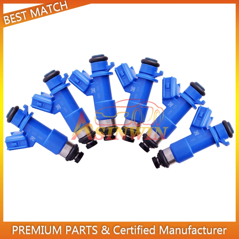 6 шт. 410cc RDX топливная форсунка 16450-RWC-A01 16450RWCA01 подходит для Acura 2007-2012 Honda Civic Integra RSX K20