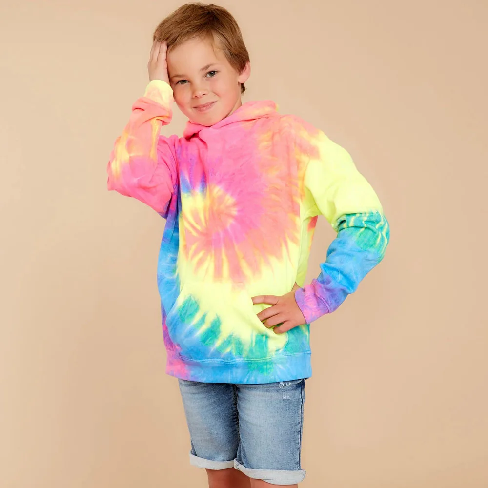 Детский пуловер с принтом длинным рукавом |