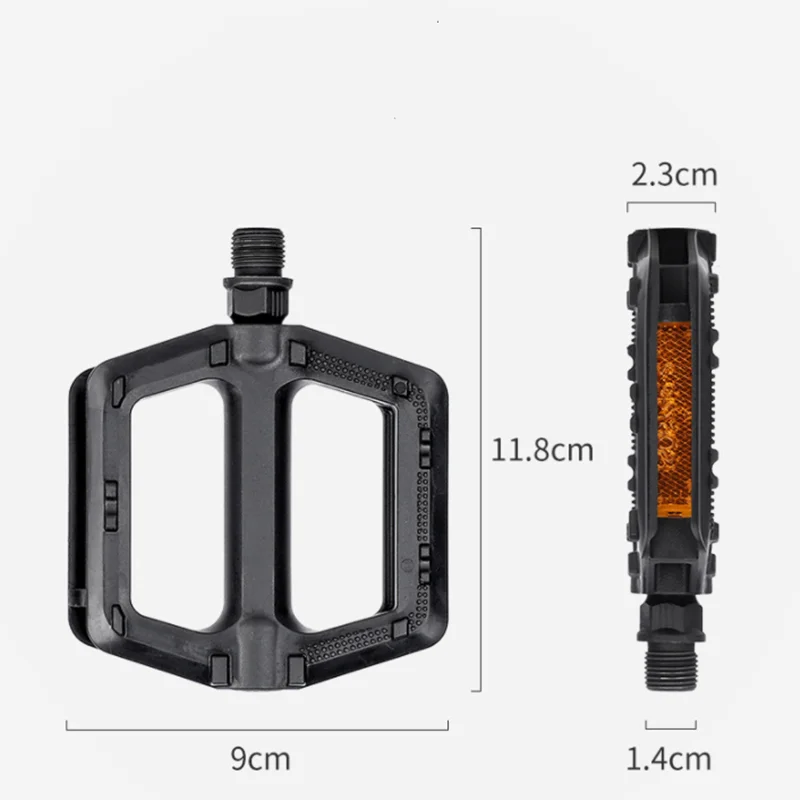 

1 Pair High Quality Portable MTB Bike Bicycle Pedals Plastic Road Bike Double Pedals Cycling Mountain Bike Parts