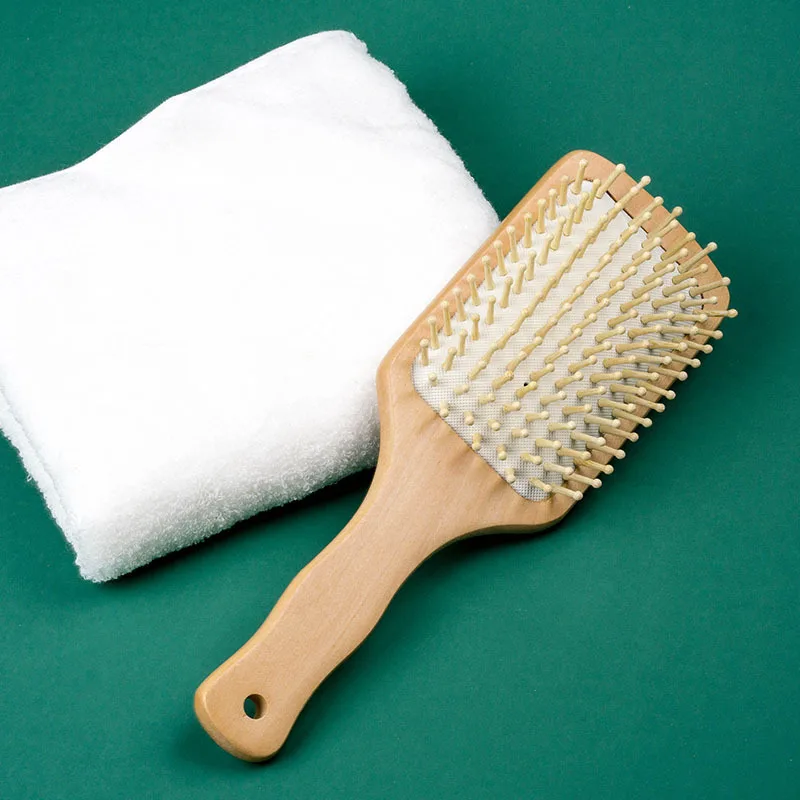 1 шт. Высококачественная деревянная Массажная щетка для выпадения