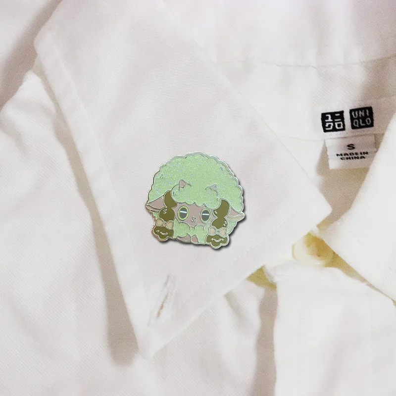 Милые эмалированные булавки с рисунком манги животных эльфов элфов Мультяшные